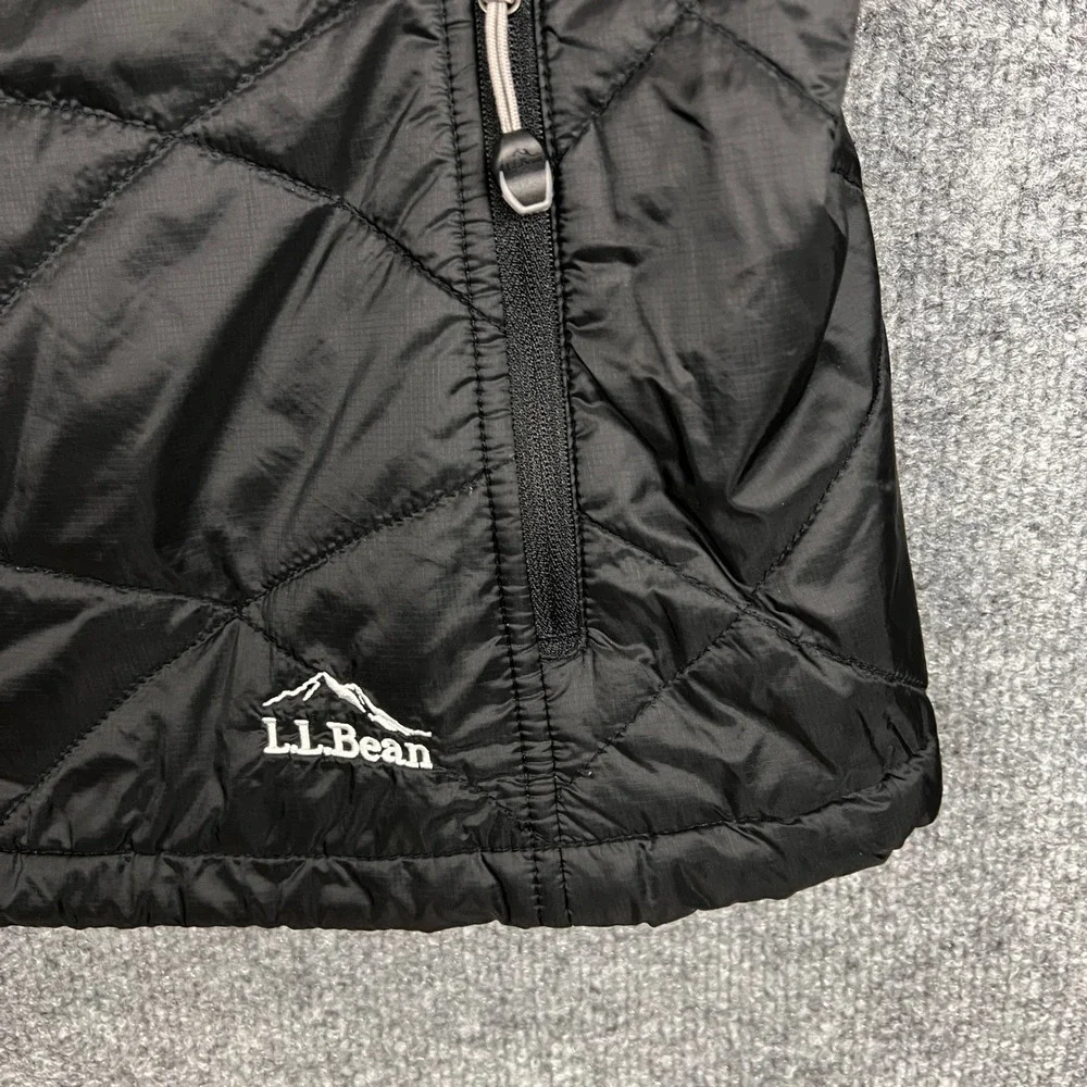 L.L. Bean Black Quilted Packable Puffer Vest